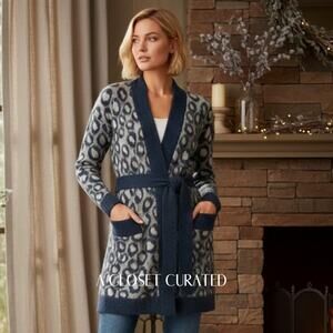 Current Elliott The Rick Cardigan Sweater 0 Blue